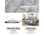 Artiss Sofa Cover Quilted Couch Covers Lounge Protector Slipcovers 1/2/3 Seater Grey 4