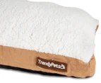 Trendy Pets 100x60x7cm Super Soft Sherpa Pet Mattress - Latte