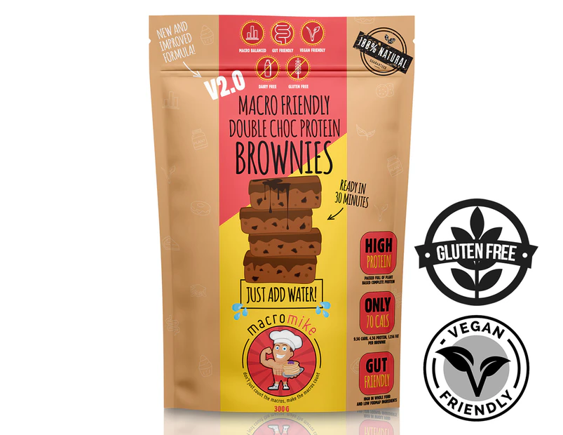 Macro Mike V2 Brownie Mix Double Choc Protein 300g