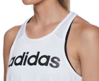 Adidas Women's D2M Lo Tank - White/Black
