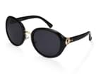 Mestige Women's Lena Sunglasses w/ Swarovski® Crystals - Black 1