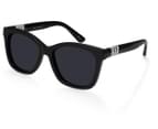 Mestige Women's Evelynn Sunglasses w/ Swarovski® Crystals - Black 1