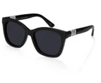 Mestige Women's Evelynn Sunglasses w/ Swarovski® Crystals - Black