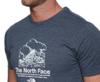The North Face Men's Valley Vista Short Sleeve Tee / T-Shirt / Tshirt  - Bluewing Teal Heather
