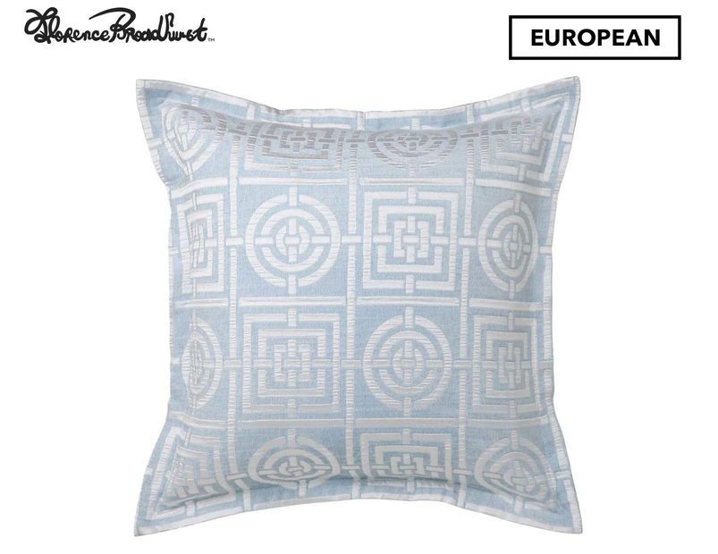 Florence Broadhurst 65x65cm European Pillowcase - Circles & Squares Sky