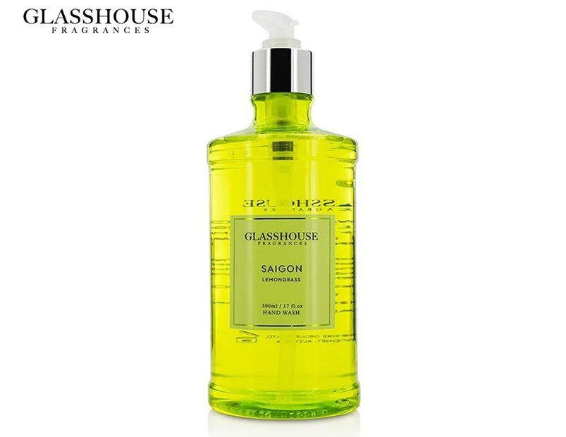 Glasshouse Fragrances Saigon Hand Wash Lemongrass 500mL