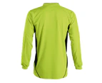 SOLS Childrens/Kids Azteca Long Sleeve Football / Goalkeeper Shirt (Apple Green/Black) - PC468