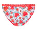 Bonds Girls' Bikini Brief 4-Pack - Multi/Hearts