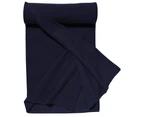 SOLS Plaid Pill Resistant Fleece Blanket (French Navy) - PC429