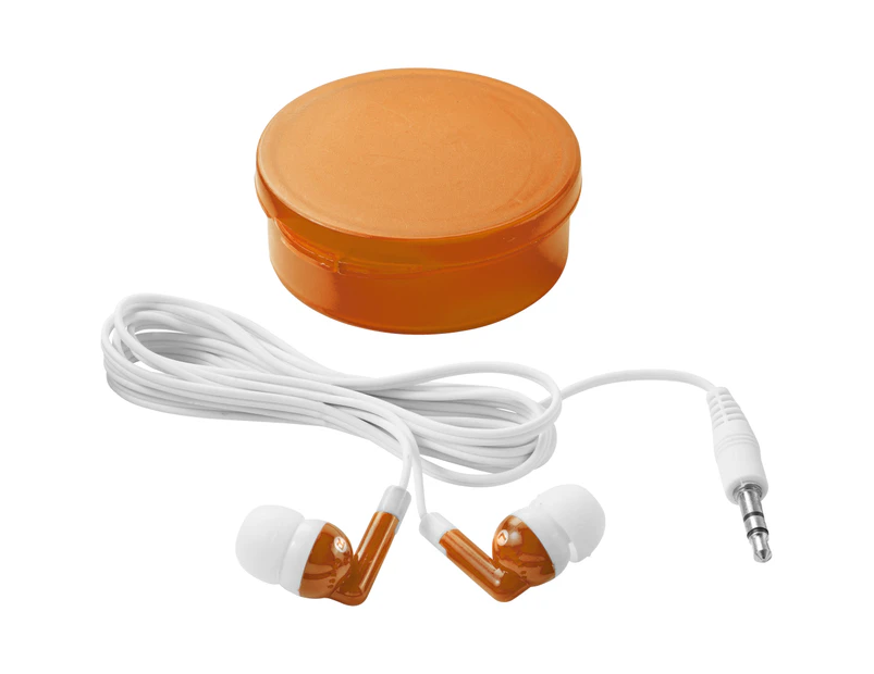 Bullet Versa Earbuds (Transparent Orange/White) - PF836