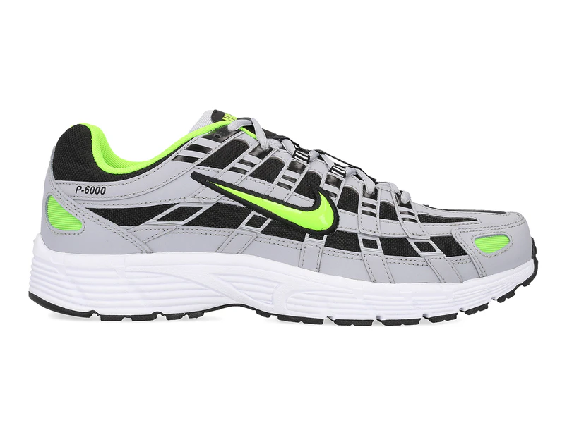 Nike Men's P-6000 Sneakers - Wolf Grey/Electric Green-Black