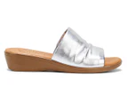 Hush Puppies Women's Carly Mule Shoes - Silver