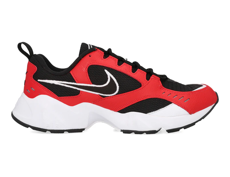 Nike Men's Air Heights Sneakers - Black/Black-University Red