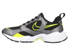 Nike Men's Air Heights Sneakers - Black/Volt-Metallic Dark Grey