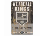 Wincraft NHL Wood Sign SLOGAN Los Angeles Kings 43x28cm - Multi