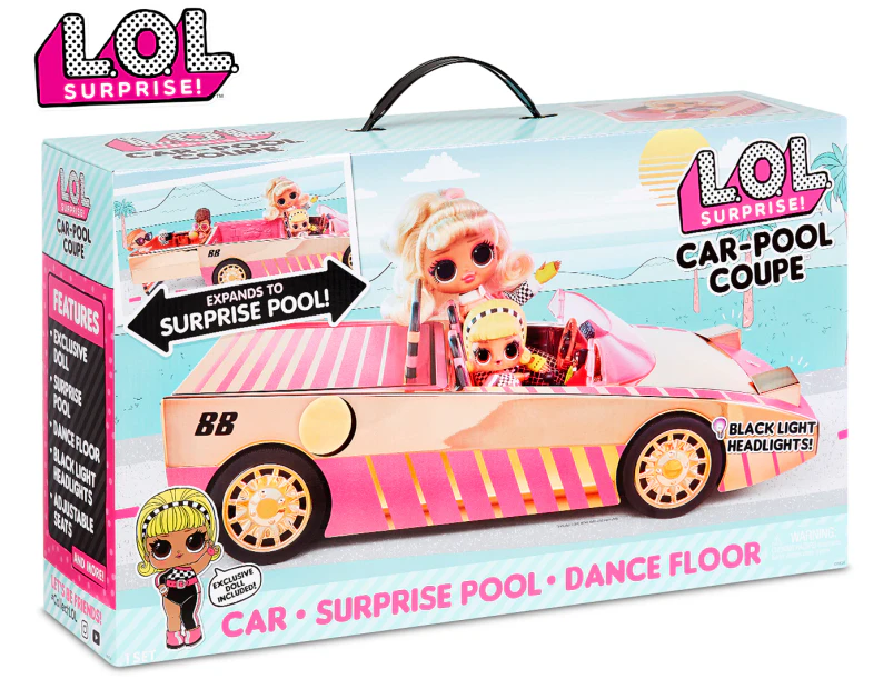 LOL Surprise! Car-Pool Coupe Car w/ Exclusive Doll