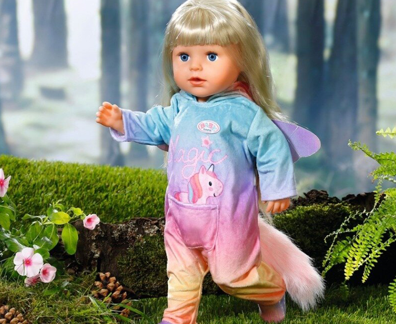 baby born onesie unicorn