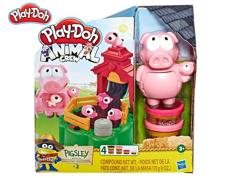 Play-Doh Animal Crew Pigsley Splashin' Pigs Playset