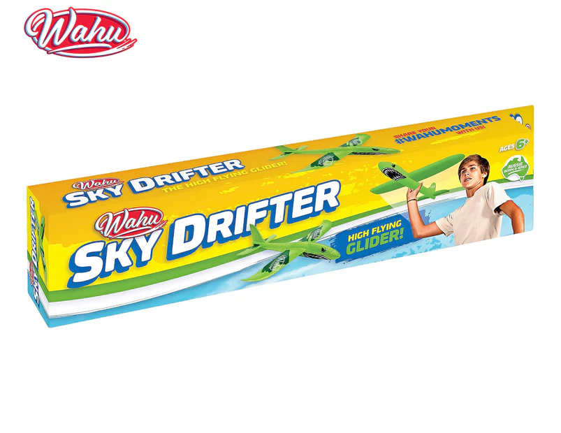 Wahu Sky Drifter Glider Plane Toy