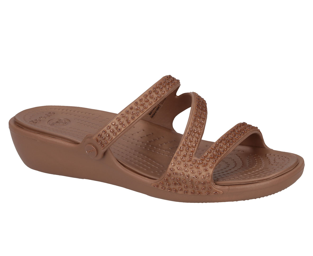 Crocs Women's Patricia Diamante Sandals - Bronze | Catch.com.au