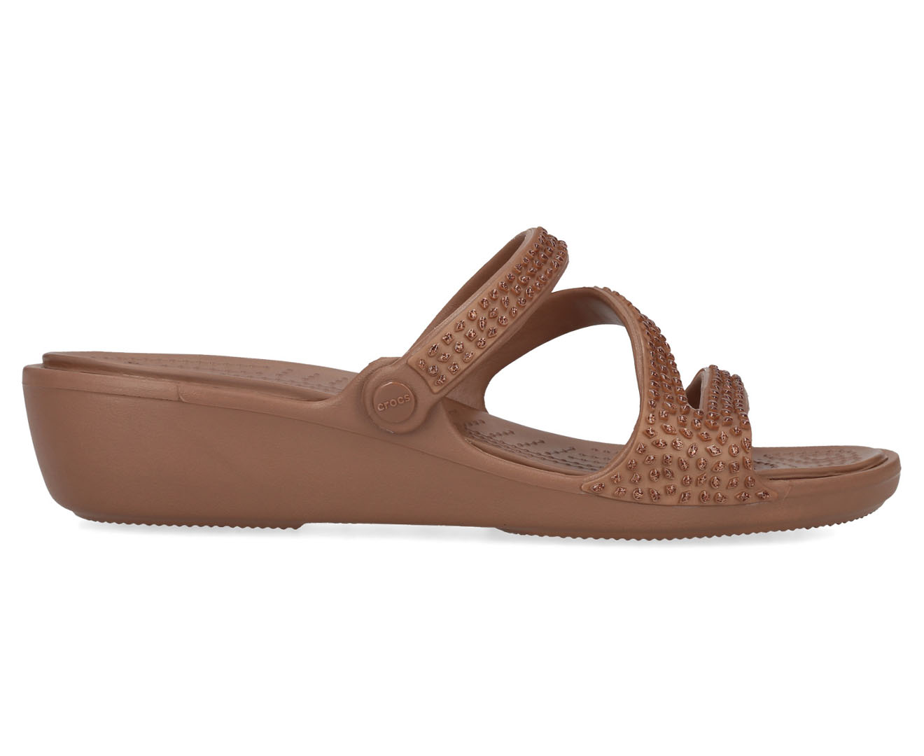 Crocs Women's Patricia Diamante Sandals - Bronze | Catch.com.au