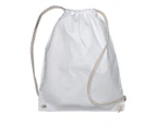 Jassz Bags Drawstring Backpack (Pack Of 2) (White) - BC4328