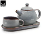 Salt & Pepper 3-Piece T4Me Teapot Set - Shell