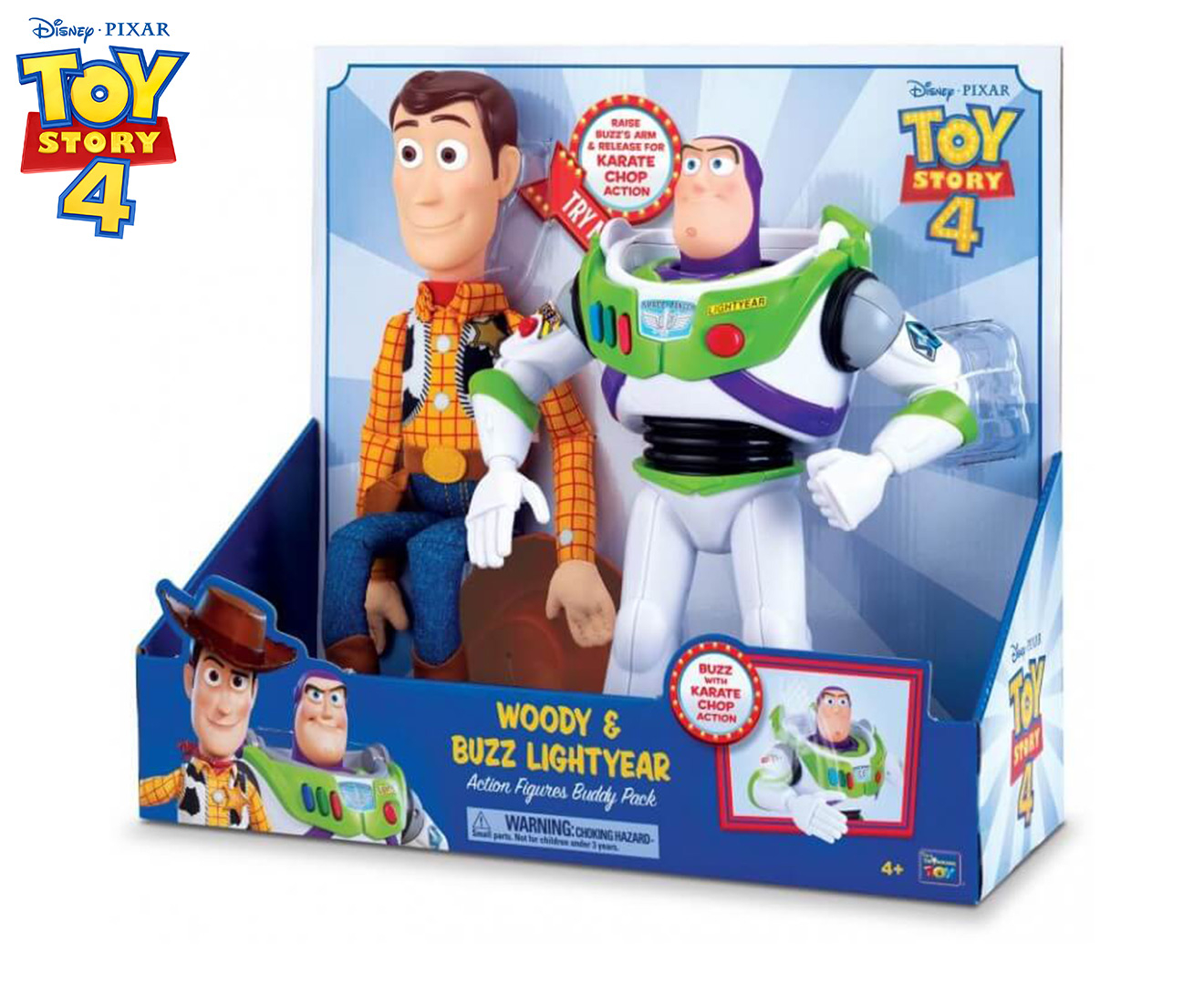 Jual Disney Toy Story Talking Woody Dan Buzz Lightyear Amigos ...