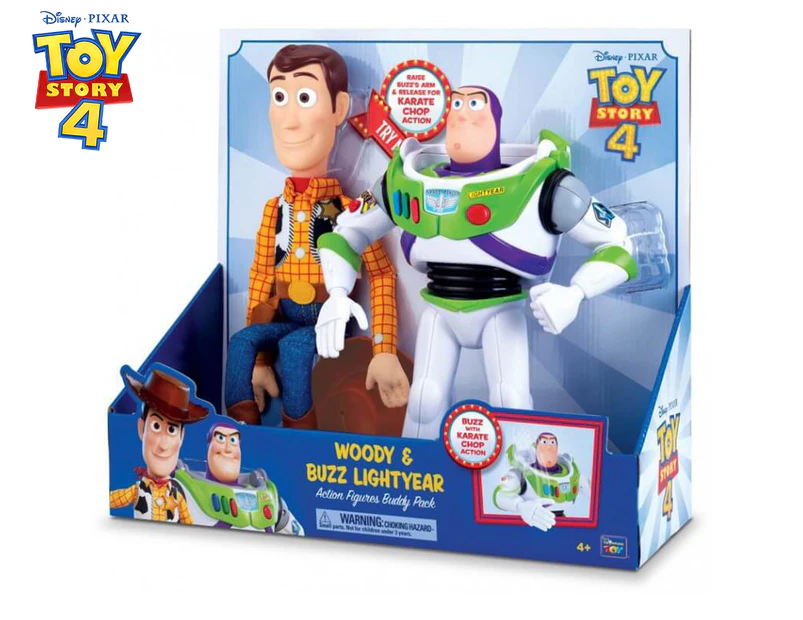 Toy Story 4 Woody & Buzz Lightyear Action Figures Buddy Pack