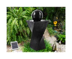 Gardeon Solar Fountain Pump Water Feature Garden Bird Bath Outdoor Battery Moon