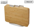 Joseph Joseph 3-Piece Index Bamboo Chopping Board Set