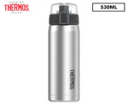 Thermos 530mL Stainless Steel Hydration Drink Bottle - Silver