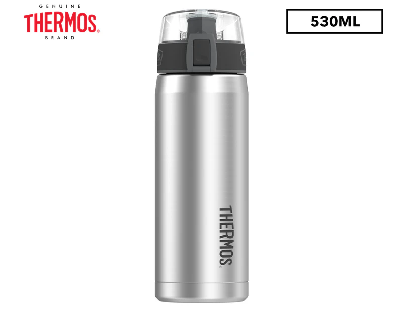 Thermos 530mL Stainless Steel Hydration Drink Bottle - Silver