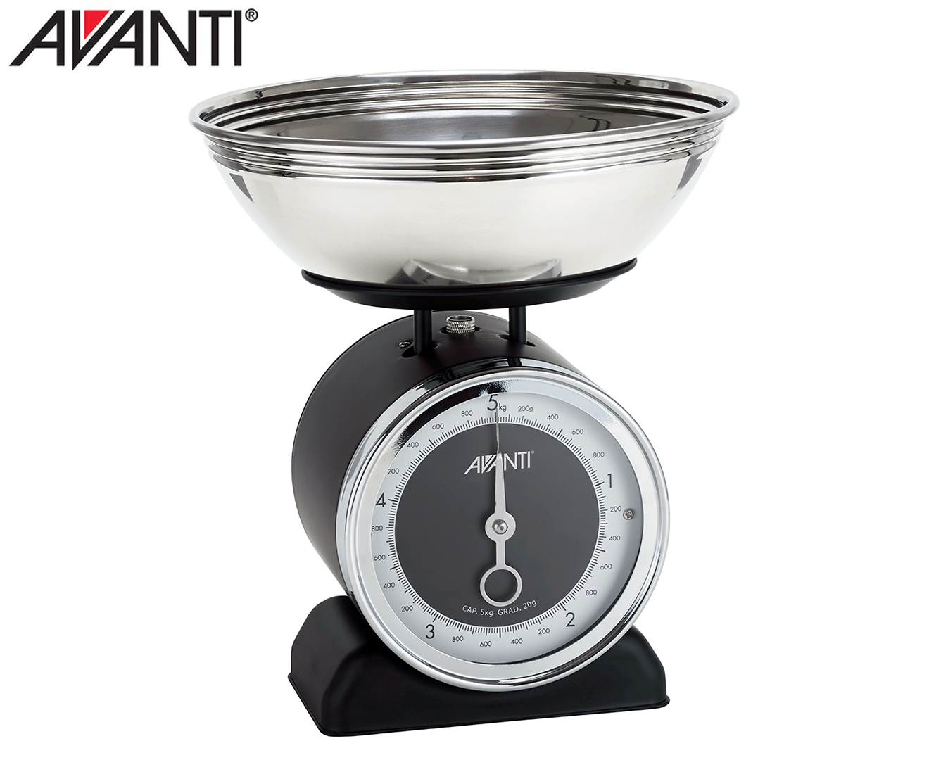 Avanti 5kg Vintage Mechanical Kitchen Scale Black Catch Com Au