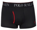 Polo Ralph Lauren Men's Cooling Microfibre Trunks 3-Pack - Black Multi