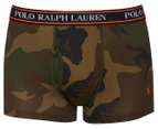 Polo Ralph Lauren Men's Stretch Classic Fit Trunks 3-Pack - Moss Green Heather/Black/Camo