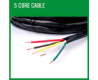 20M 5 Core Trailer Cable 2.5mm Train Wire Caravan Plug Socket Wiring NARVA 5852