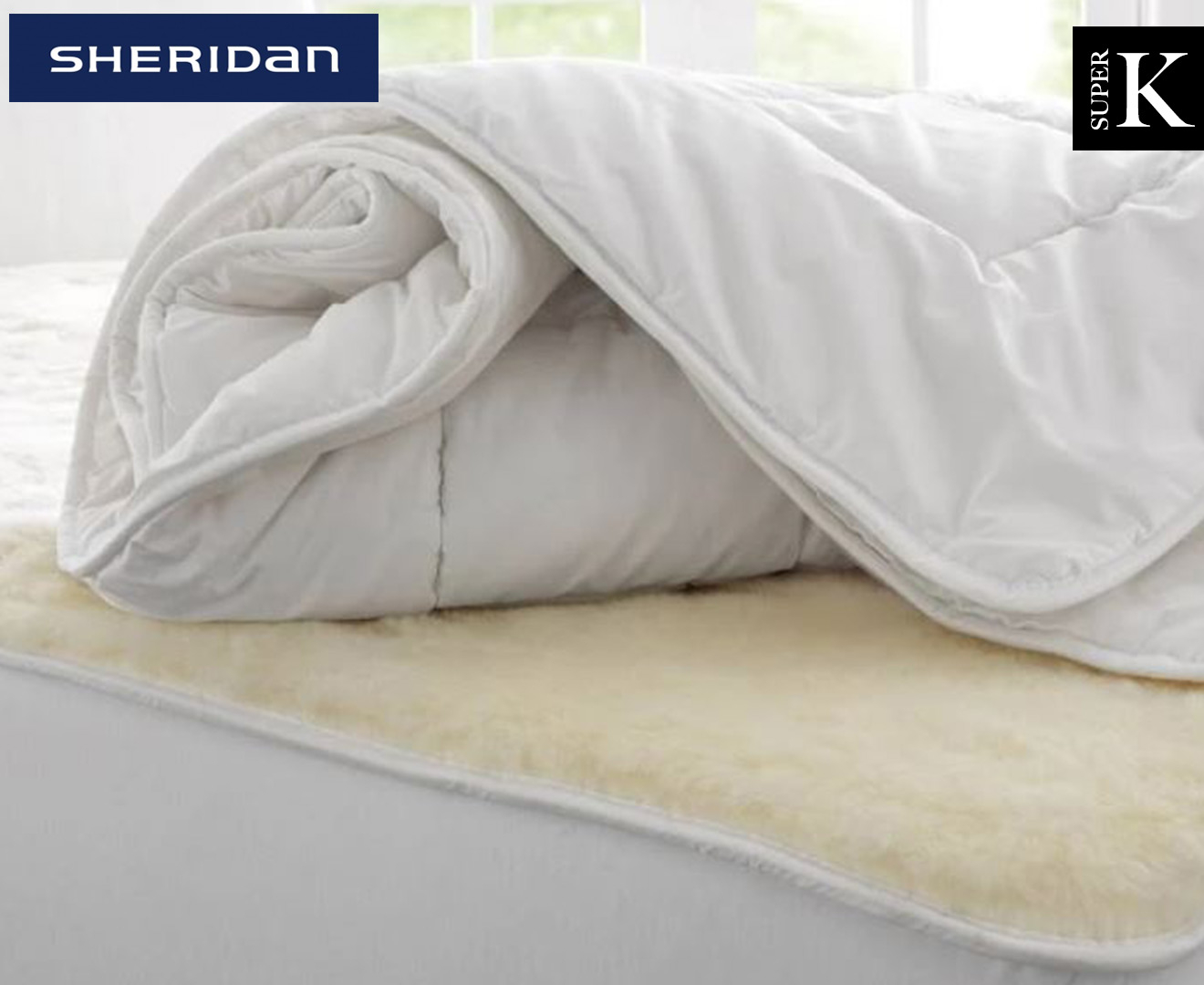 Sheridan Deluxe Super King Bed Wool Quilt | Catch.co.nz