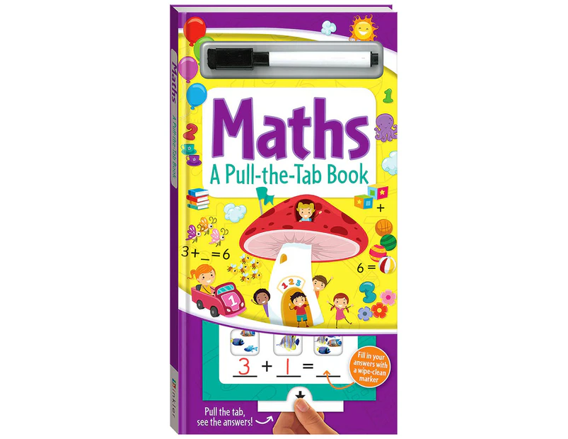 Pull-The-Tab Board Book: Maths Activity Book