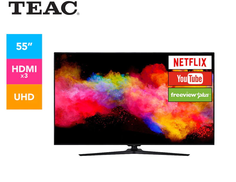 TEAC 55-Inch A7 Series Premium UHD Dolby Vision Smart TV
