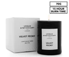 Urban Apothecary Scented Candle 70g - Velvet Peony