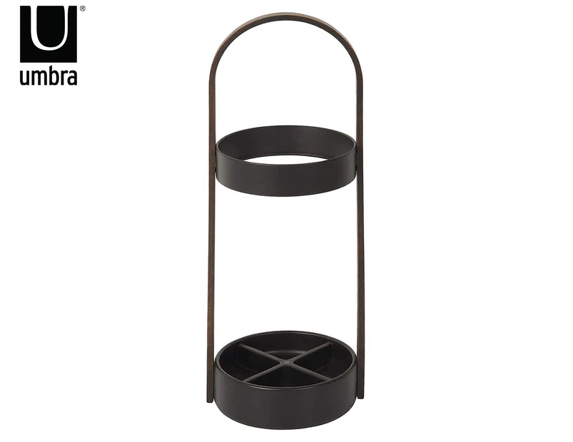 Umbra 22.2x68.6cm Hub Umbrella Stand - Black/Walnut