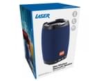 Laser Mini Wireless Bluetooth Speaker w/ Phone Holder - Blue 2