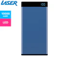 Laser 10000mAh Portable Power Bank - Blue