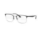 Ray-Ban RB6421 2997 Silver On Top Matte Black Unisex Eyeglasses