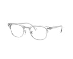 Ray-Ban Clubmaster RB5154 2001 White Transparent Unisex Eyeglasses 1