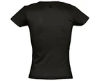 SOLS Womens Miss Short Sleeve T-Shirt (Deep Black) - PC289