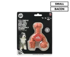 Tasty Bone Nylon Trio Bone Treat Bacon - Small