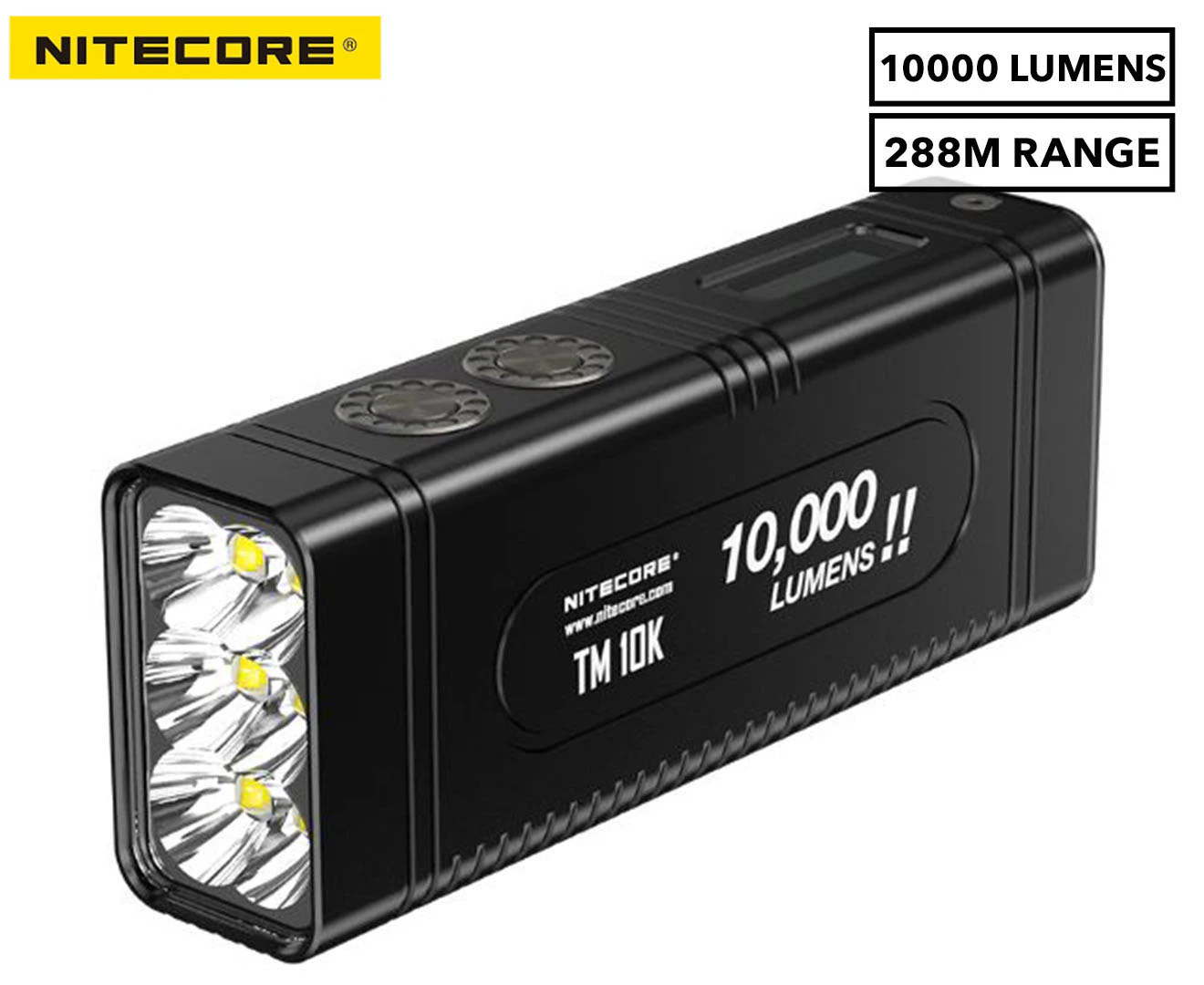 Nitecore TM10K 10000 Lumen Rechargeable Flashlight