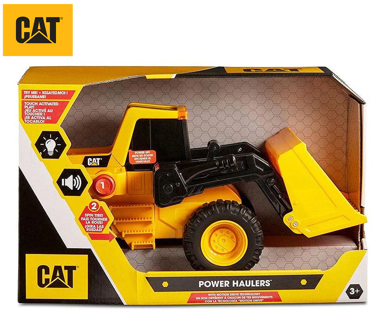 CAT 12" Power Construction Haulers Wheel Loader/Dozer Kids/Children Play Toy 3+